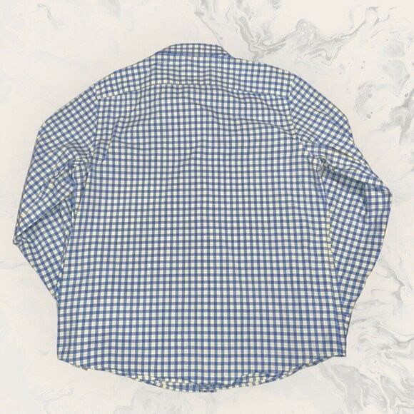 UNTUCKit Blue Yellow Long Sleeve Cotton Button Down Men’s Size XXL - Picture 6 of 6